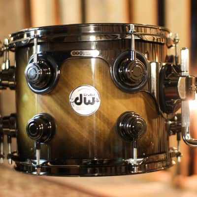 DW Collector's SonicPly Twisted Rainbow Drum Set - 22,10,12,16,14sn - SO#1429225 image 4