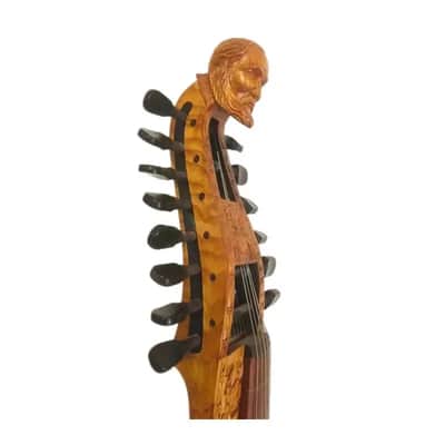 SONG Viola da gamba, Oil Finished (6x8) strings 19 1/4" Baryton Vio with 7 bridges image 9