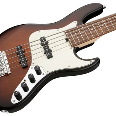 Sadowsky MetroLine 22-Fret Will Lee Bass, Red Alder Body, 5 String, Almond Sunburst Transparent Satin image 4