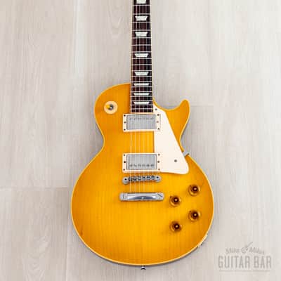2000 Gibson Custom Shop Historic 1959 Les Paul Standard R9 Plain Top Unburst, 100% Original w/ 57 Classic PAFs, Case image 2