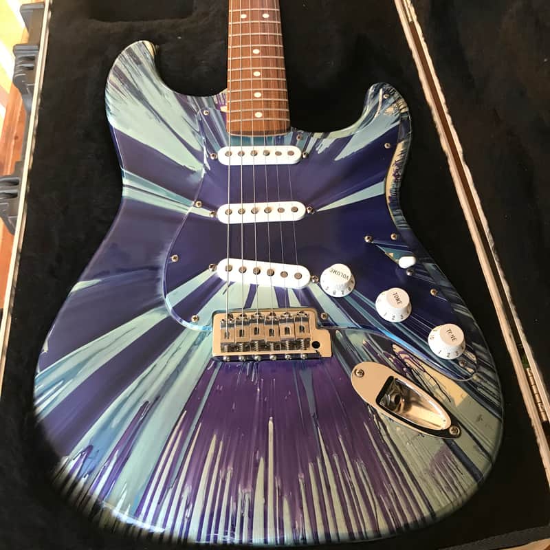 Fender Stratocaster/Splattercaster 2003/04 Blue image 1