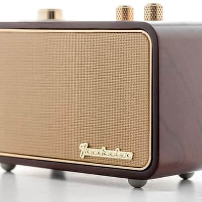 Retro Bluetooth Speaker, Vintage Radio for Home Indoor, Wooden Vintage Style Rechargeable Portable image 1