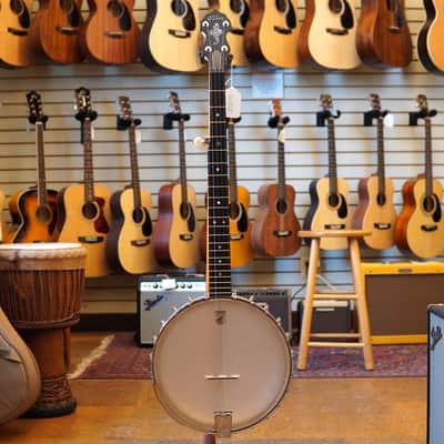Deering Vega White Oak 12-inch Open-back Banjo w/Hard Case image 4