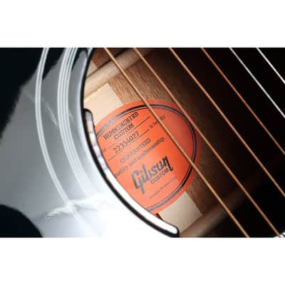 Gibson Custom Hummingbird Custom Acoustic-Electric Guitar Regular Ebony image 8