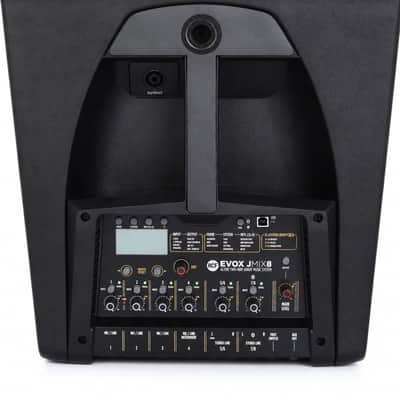 RCF EVOX JMix8 Active Portable PA System with 8-channel Digital Mixer - Black | TOURACK image 6