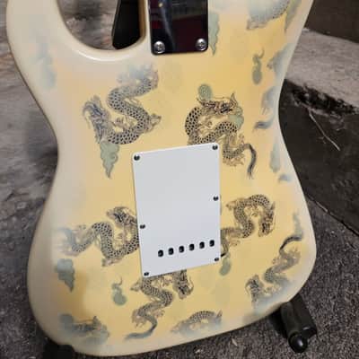 Fender 2013 Fender Limited Edition Stratocaster ST62-SPL Dragon 2013 - Dragon Print image 5
