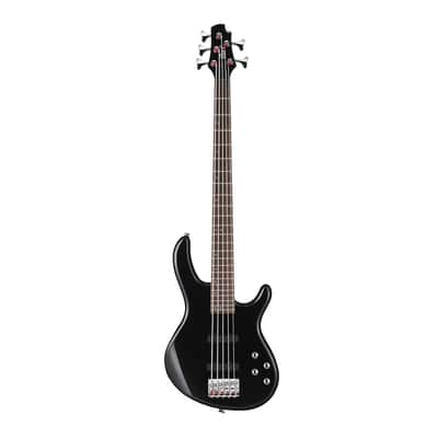 Cort Action Bass V Plus 5-String Electric Bass Guitar-Black *USA Small Business* image 1