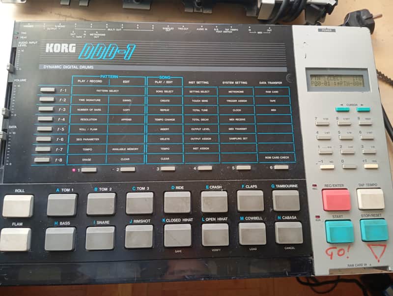 Korg DDD-1 Dynamic Digital Drums 1986 - 1987 - Black image 1