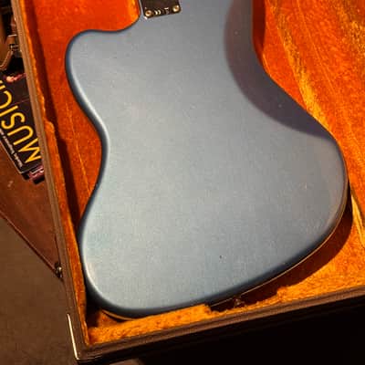 2021 Fender Custom Shop 1962 Jazzmaster Journeyman Relic CME - Solid Rosewood Neck - Lake Placid Blue image 5