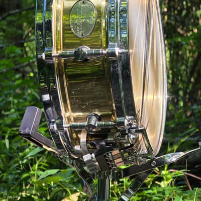 Majestic Prophonic 14x5 Brass Shell Snare Drum image 4