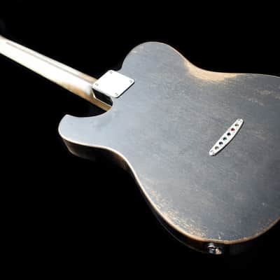 Dax&Co. Ironhorse 2022 Black/Steel Etched Zig-Zag Guitar W/ Hardshell Case & COA! image 5