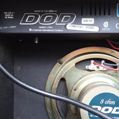 1997 DOD Grunge Amp 🇺🇸 , needs a small service , ~230V image 7