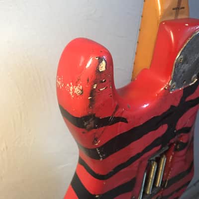 RARE 1984 Fender Japan “The Red Tiger” Medium Scale // Dimarzio Kramer ESP Charvel Satchel image 19