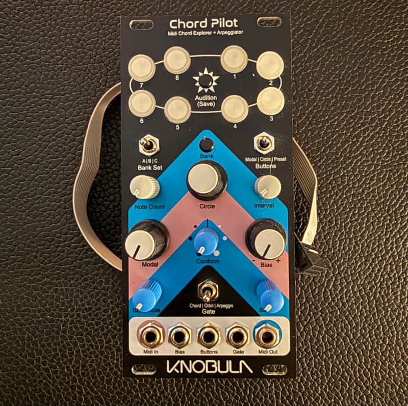 Knobula Chord Pilot MIDI Chord Explorer & Arpeggiator Eurorack Module 2022 - Present - Multi-Color image 1