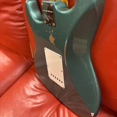 2024 Fender Custom Shop Limited Edition '57 Stratocaster Reissue Relic Faded Sherwood Metallic Green image 15