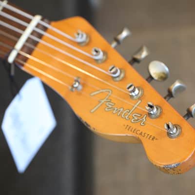 2007 Fender Artist Series Joe Strummer Telecaster MIM Electric Guitar Black Relic + OHSC image 11