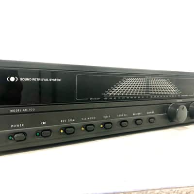 Hughes AK 100 Sound Retrieval System Spacial Enhancer mid 80's black image 1