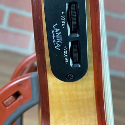 Lanikai Flame Maple Thin Tenor Acoustic-electric Ukulele image 6