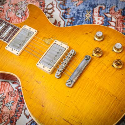 GIBSON USA Custom Shop Collector's Choice #1 Gary Moore Aged/Signed '59 Les Paul Standard Reissue "Butterscotch" (2010) image 5