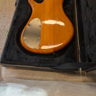 Spector NS2000/5 Neck-Through 5-String | Amber Quilt | EMG BQC Preamp | Spector Case image 9