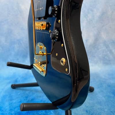 2025 Fender Japan Traditional Collection '60s Jazzmaster – Black Pearl / Gold, Matching Headstock, MIJ image 9