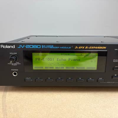 Roland JV-2080 64-Voice Synthesizer Module 1997 - 2000 - Black image 3