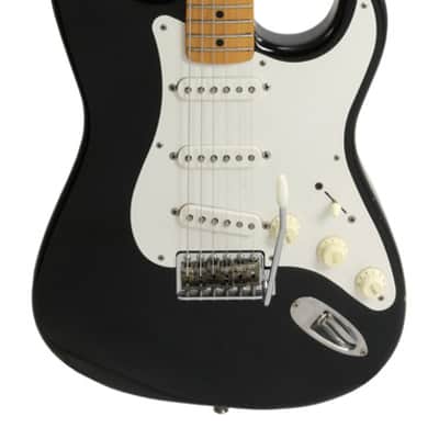 Fender Made in Japan MIJ 57 Stratocaster Black 2004 with Gator Hard Case image 2
