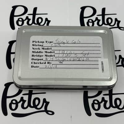 Porter 1960's Strat Pickup Set - White image 2