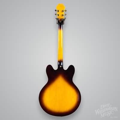 Epiphone Dot Deluxe Vintage Sunburst Semi Hollowbody Electric Guitar image 5