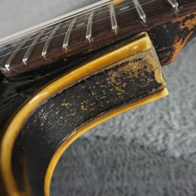 Vintage 1960s Teisco Semi-Hollow Electric Guitar Sunburst MIJ Gold Foil Pickups w/ Case – Refret image 24