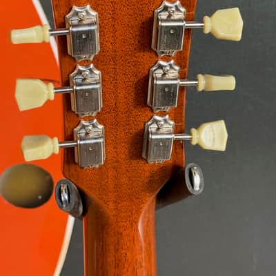 Gibson Les Paul Std. LPR-7 '57 Reissue 2012 - beautiful Custom Shop w/a Cardinal Red Top looks like Fiesta Red. image 8