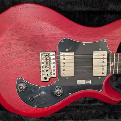 PRS S2 Standard 24 Satin Vintage Cherry with Pattern Thin Neck Profile 2024 - 2024 - Vintage Cherry image 2