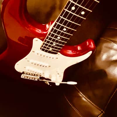 1998 Fender Stratocaster - Candy Apple Mist Red image 2