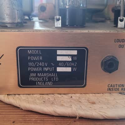 Marshall JCM 800 Lead Series Model 2203 100-Watt Master Volume Head 1983 - Black image 4