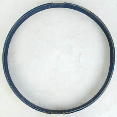 Slingerland 14"Blue Marching Snare Drum Resonant Wood Hoop/Rim Vintage Parade US image 4