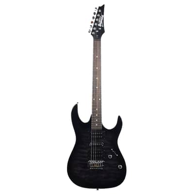 Ibanez GRX70QATKS RX Gio Electric Guitar, Transparent Black image 2