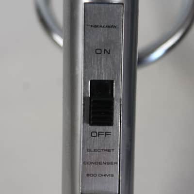 Vintage NOS Realistic Cat No. 33-1050-A Ultra Slim Condenser Mic(Unable to Test) image 2