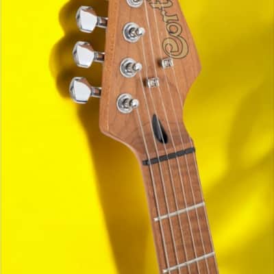 Cort G250SEODG G Series 250SE Electric Guitar. Olive Dark Green image 4