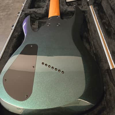 Harley Benton R-457FFB Roasted MultiScale Flip Flop Blue (Chameleon) high-gloss image 4