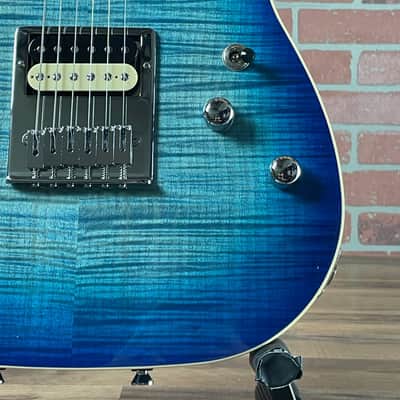 Schecter USA Custom Shop PT Custom HH Electric Guitar - Trans Sky Blue (New-Old Stock) image 4