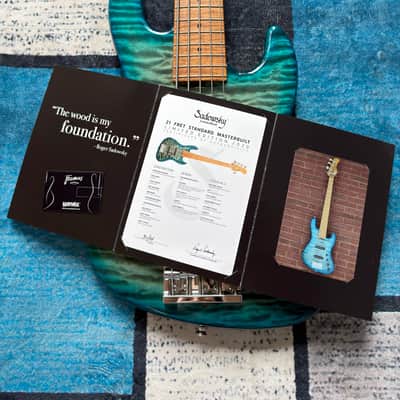 Sadowsky 21-fret Standard Masterbuilt Limited 2020 No.4/30 2020 - Whale Blue Burst Transparent High Polish Burst image 11
