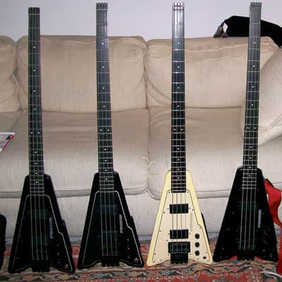 Steinberger XP2 headless bass, 198x something - black image 1