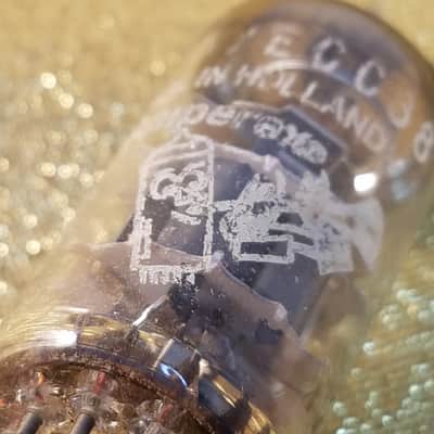 Amperex 6DJ8 tNOS AT1000 TESTED Balanced! PI Vacuum Tube Heerlen Small Halo Getter rare Treble Clef Bugle Boy T4TCbb ECC88 dual triode 1960-1966 image 6