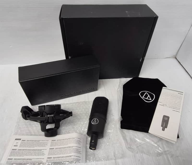 Audio-Technica AT4040 Large Diaphragm Cardioid Condenser Microphone 2010s - Black image 1