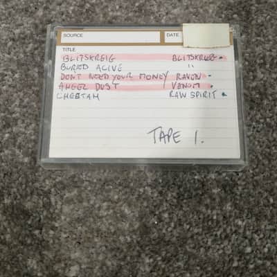 Soda – Britpop Band Collectible Fan Compilation Cassette – Very Good w/ Handwritten Track Notes image 2