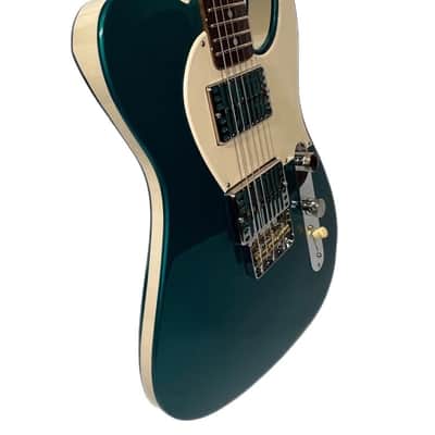 CP Thornton Classic II, 2022, Teal / Cream w/ matching Dual Foils & 5A Flame Maple Neck NEW (Authorized Dealer) image 5
