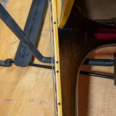 1951 Gibson TG-50 Tenor Archtop Acoustic Guitar Sunburst NO Repairs W/Case image 18