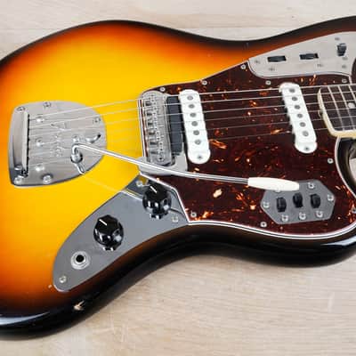 Fender American Vintage '65 Jaguar 2012 Sunburst Lacquer Finish USA w/ OHSC, Case Candy image 8