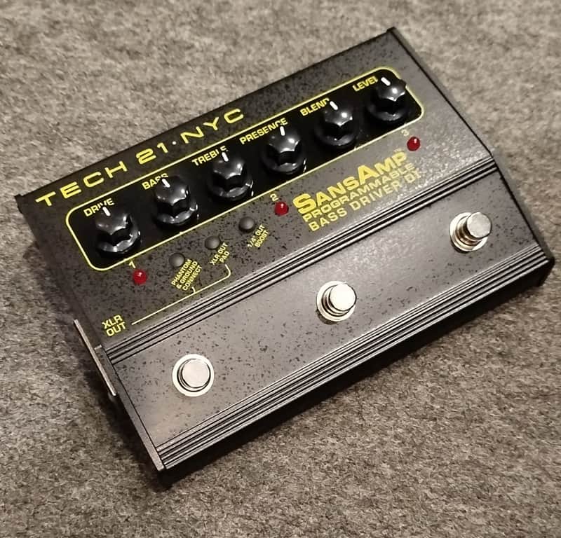 Tech 21 Sansamp Programmable Bass Driver Pedal image 1