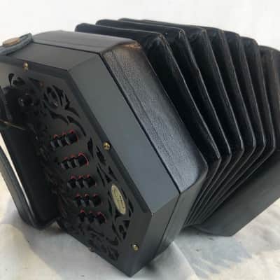 6910 - Black McNeela Phoenix Anglo Concertina CG M 30 image 1